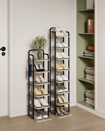 Étagère chaussures verticale tendance - vente privée 14:200000195Rustic Brown;200007763:201336101