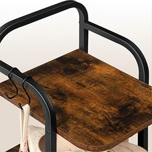 Étagère chaussures verticale tendance - vente privée 14:200000195Rustic Brown;200007763:201336101