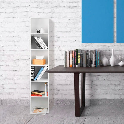 Étagère cube 6 compartiments idéale pour bureau 30x23.5x158.4cm - vente privée 14:29;200007763:201336101