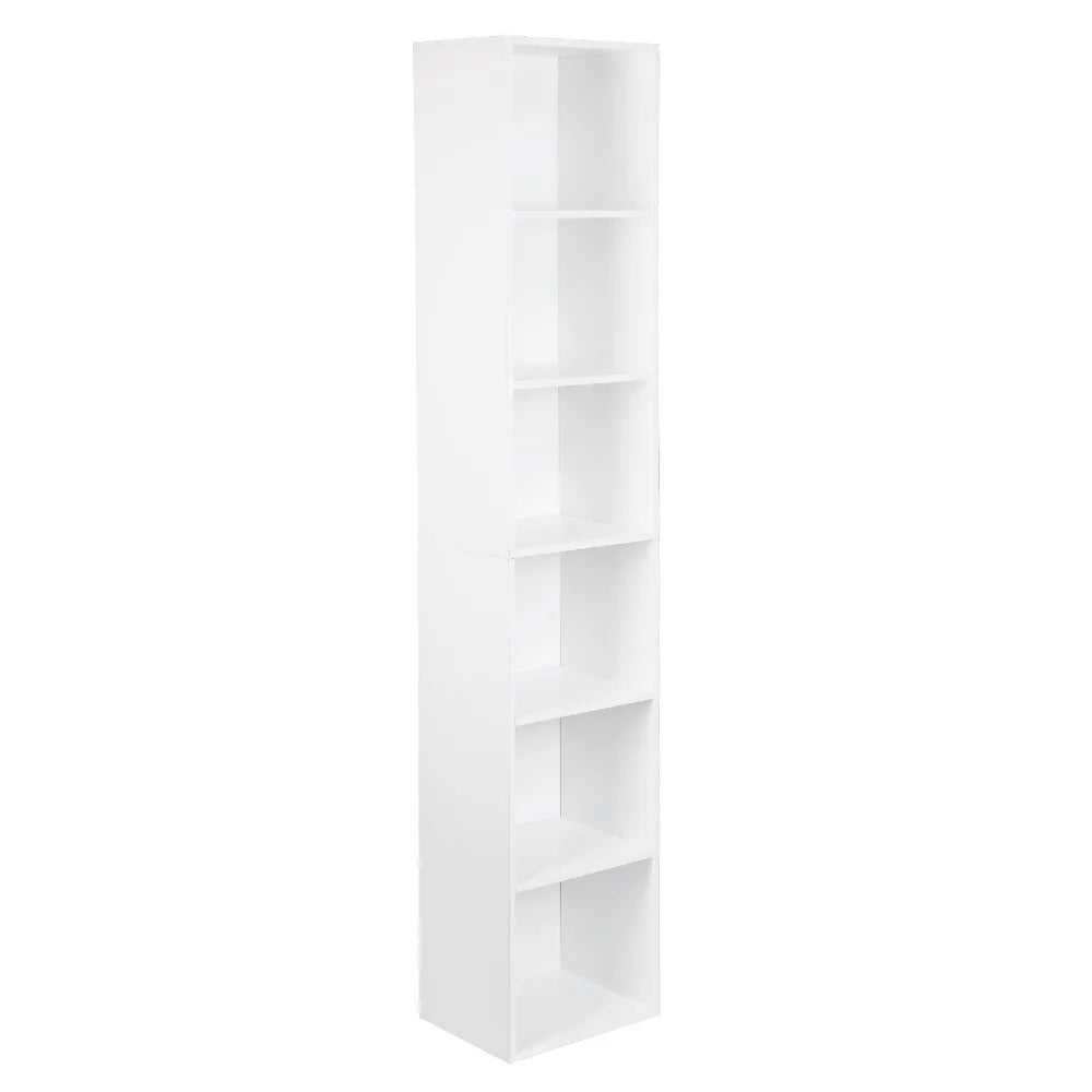 Étagère cube 6 compartiments idéale pour bureau 30x23.5x158.4cm - vente privée 14:29;200007763:201336101