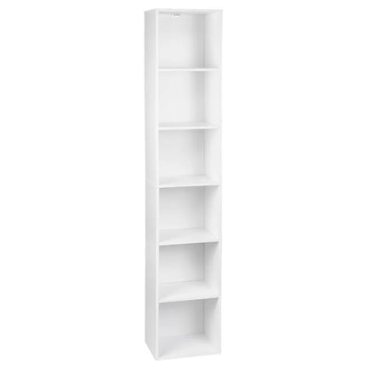 Étagère cube 6 compartiments idéale pour bureau 30x23.5x158.4cm - vente privée 14:29;200007763:201336101