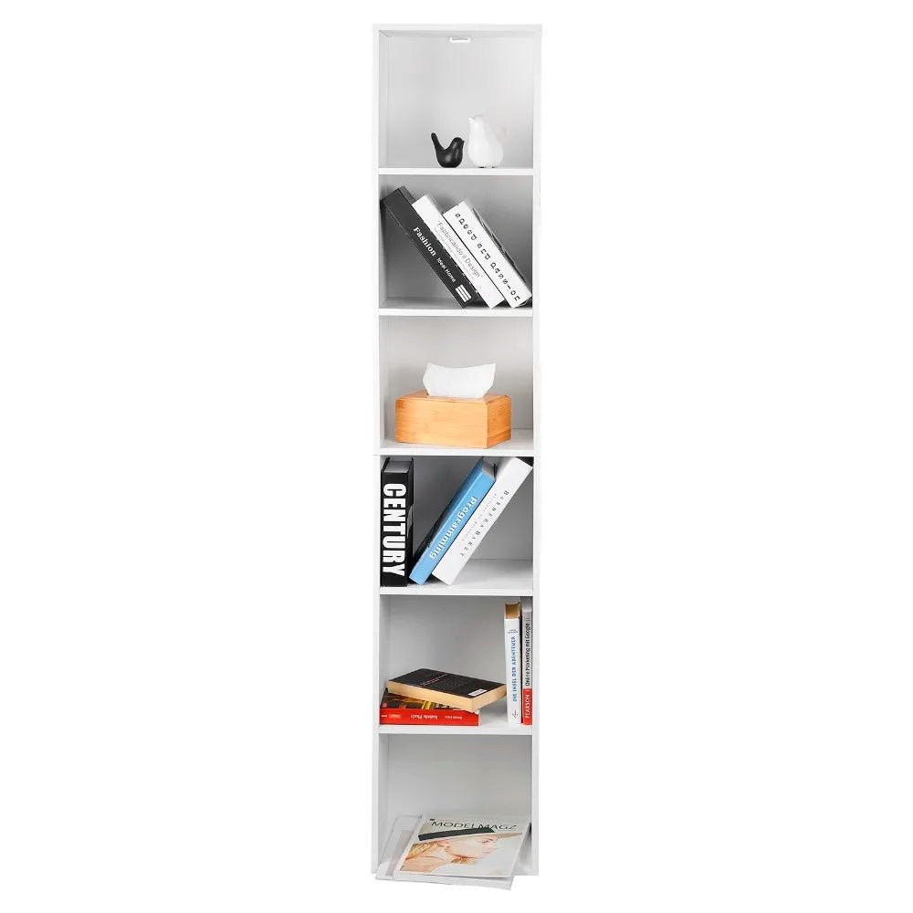 Étagère cube 6 compartiments idéale pour bureau 30x23.5x158.4cm - vente privée 14:29;200007763:201336101