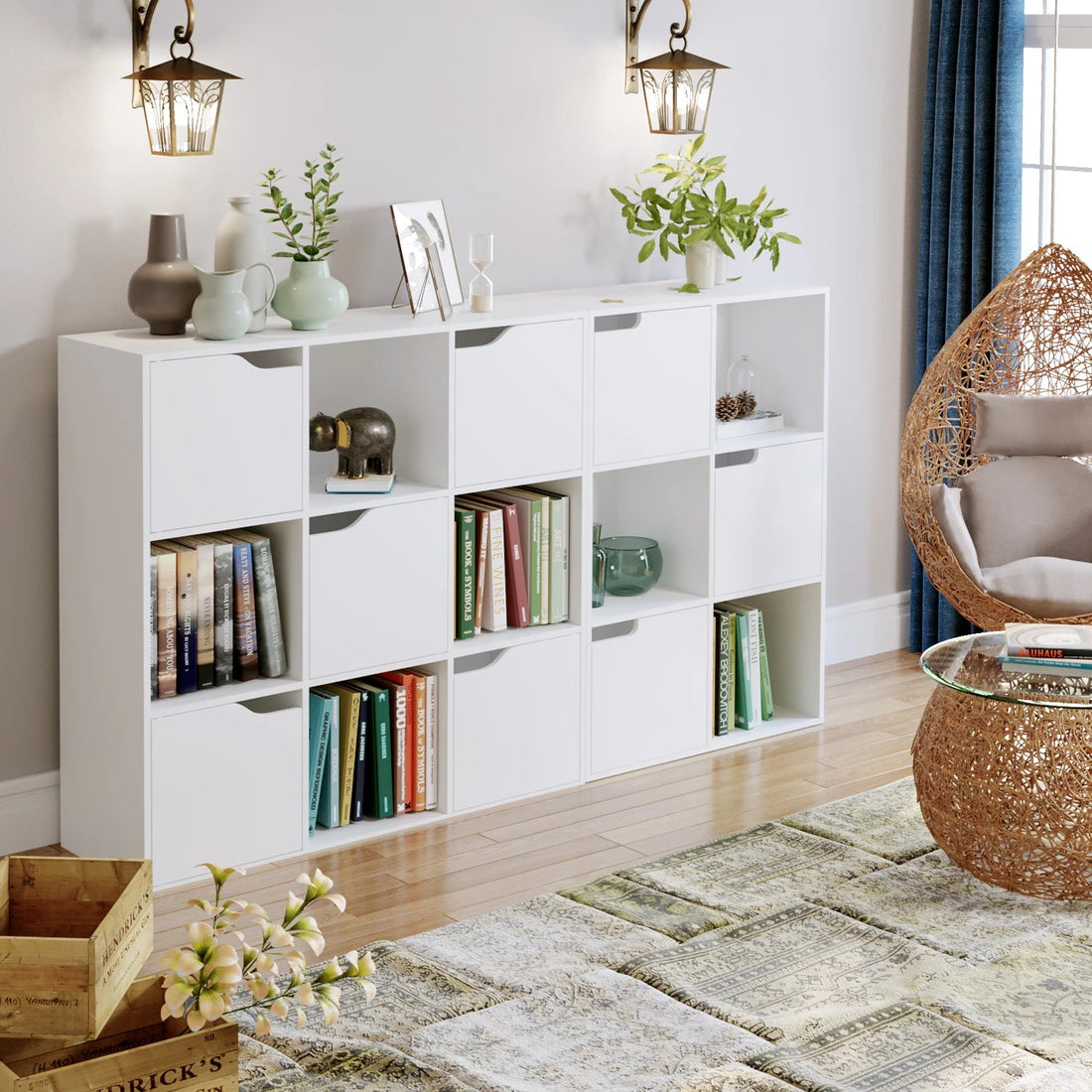 Étagère cube à fermeture 60x29x90 cm - vente privée 200007763:201336101