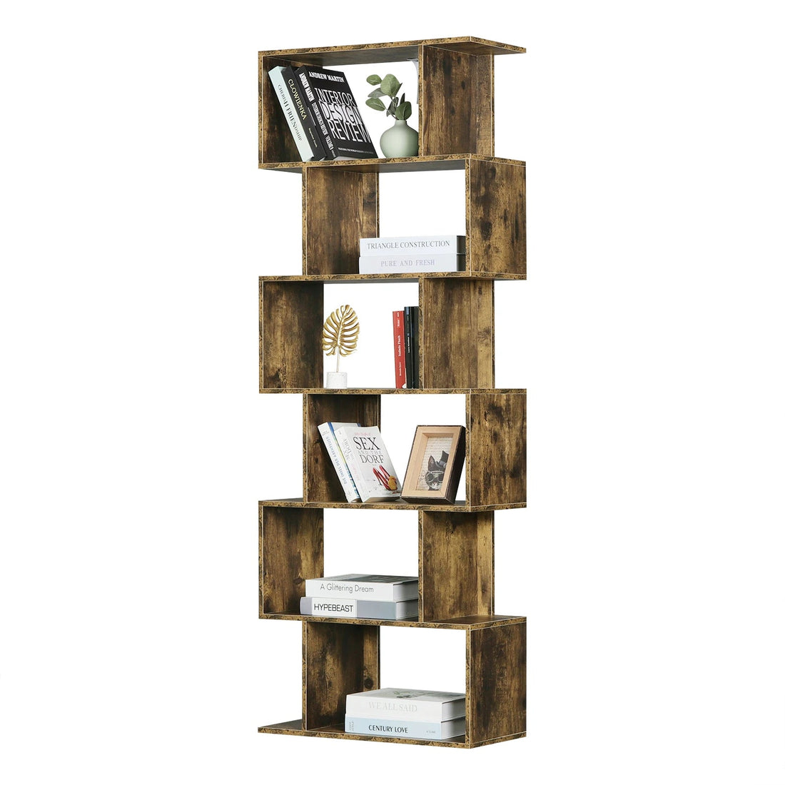 Étagère cube autoportante haute - vente privée 14:365458rustic brown;200007763:201336101