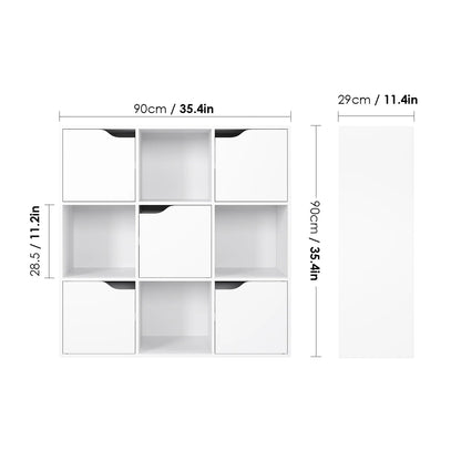 Étagère cube avec porte 90x29x90 cm - vente privée 200007763:201336101