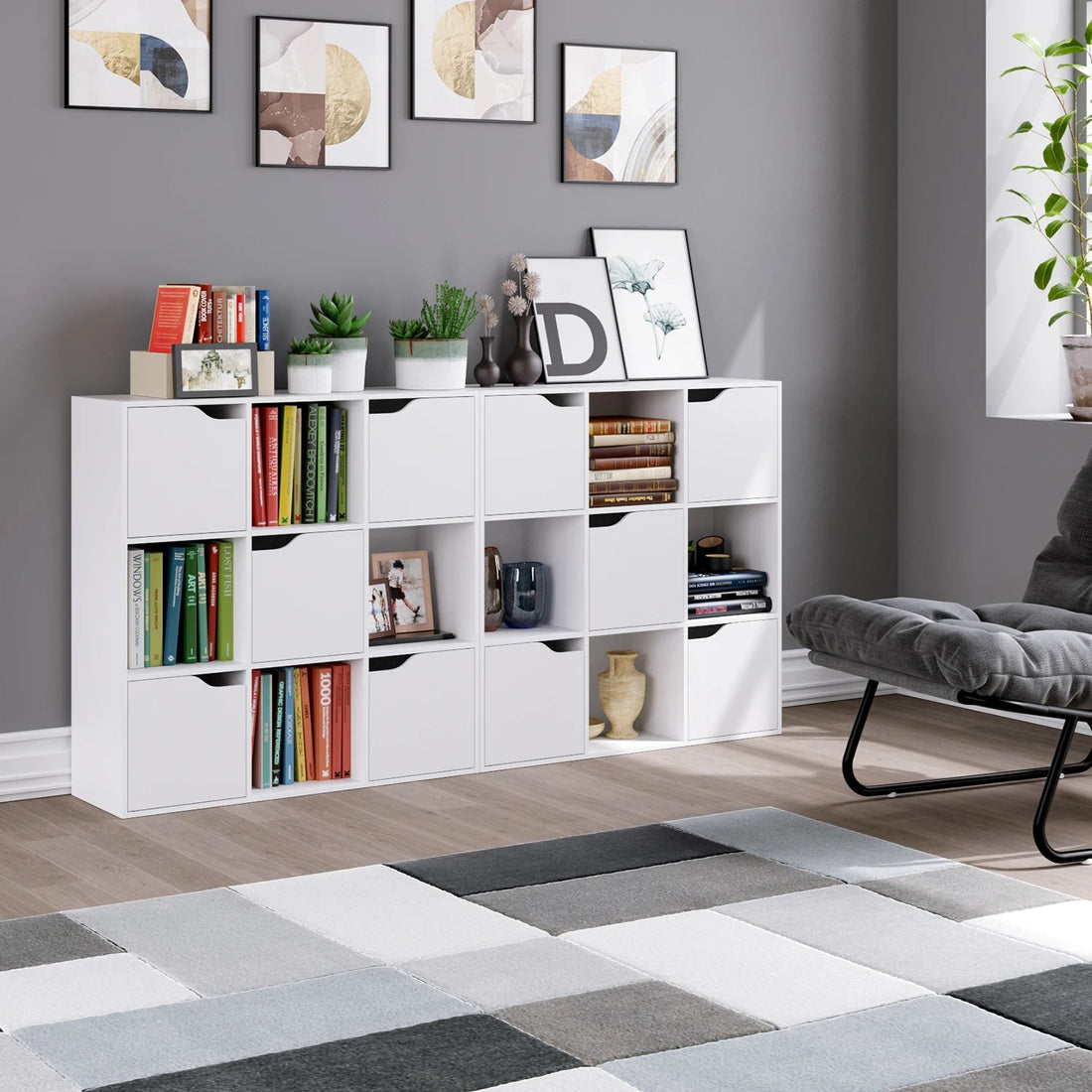 Étagère cube avec porte 90x29x90 cm - vente privée 200007763:201336101