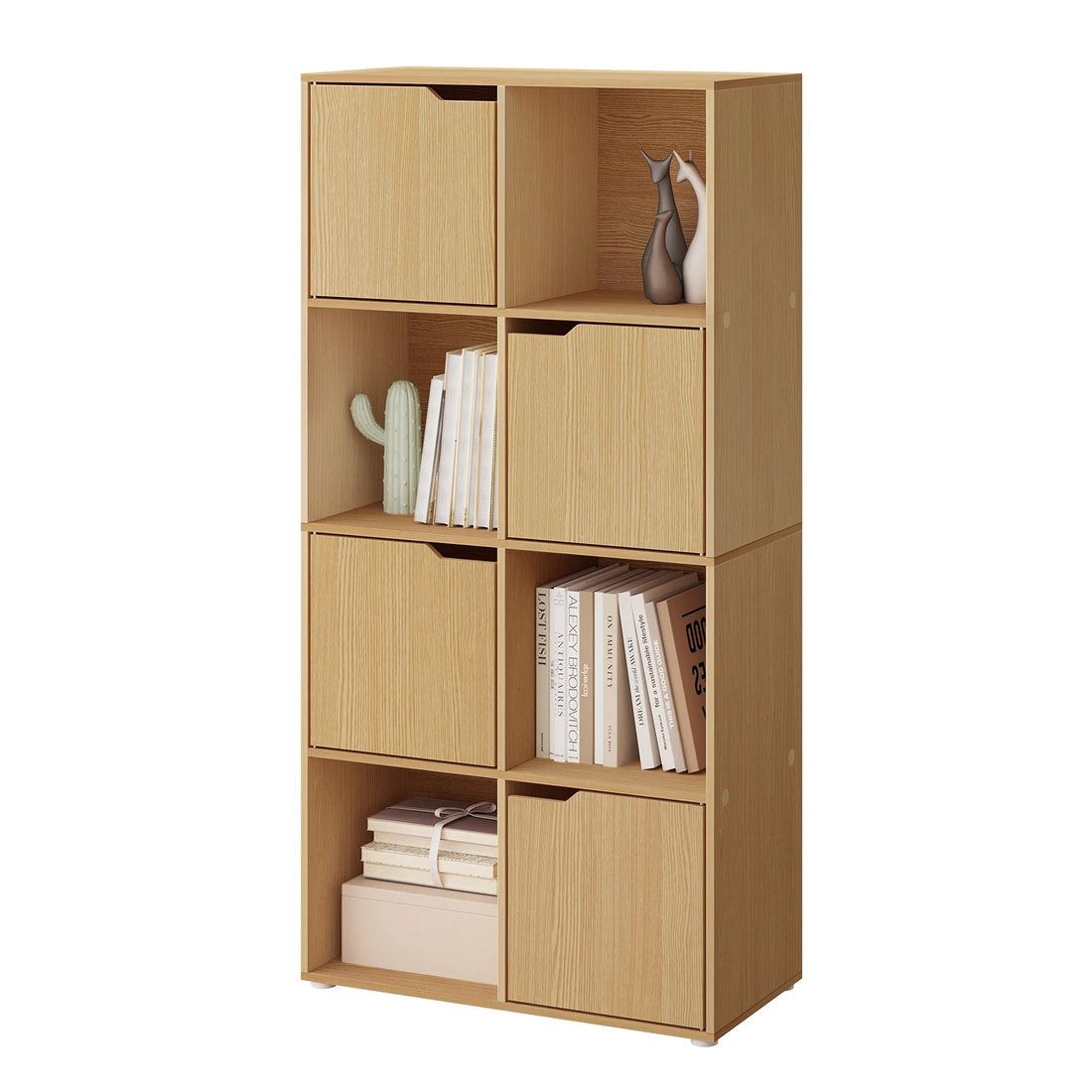 Étagère cube blanc en bois - vente privée 14:366light oak;200007763:201336101