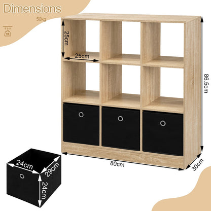 Étagère cube bois massif - vente privée 14:366light oak;200007763:201336101