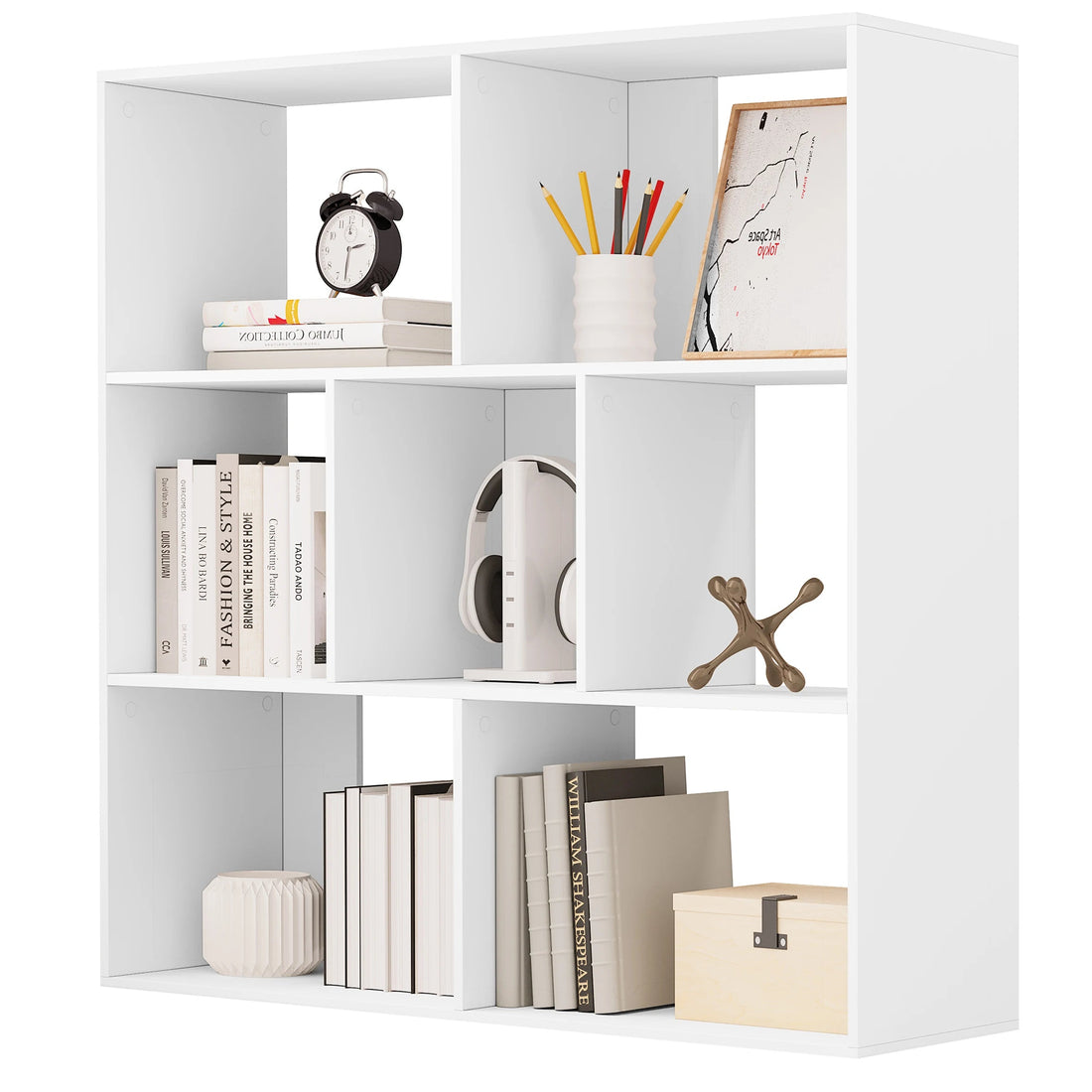 Étagère cube de rangement moderne 100x100x30cm - vente privée 14:29;200007763:201336101
