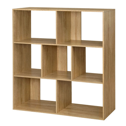 Étagère cube de rangement moderne 100x100x30cm - vente privée 14:366light oak;200007763:201336101