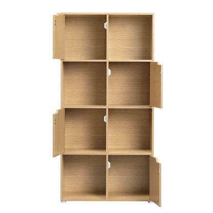 Étagère cube en bois à 8 compartiments - vente privée 14:29;200007763:201336101