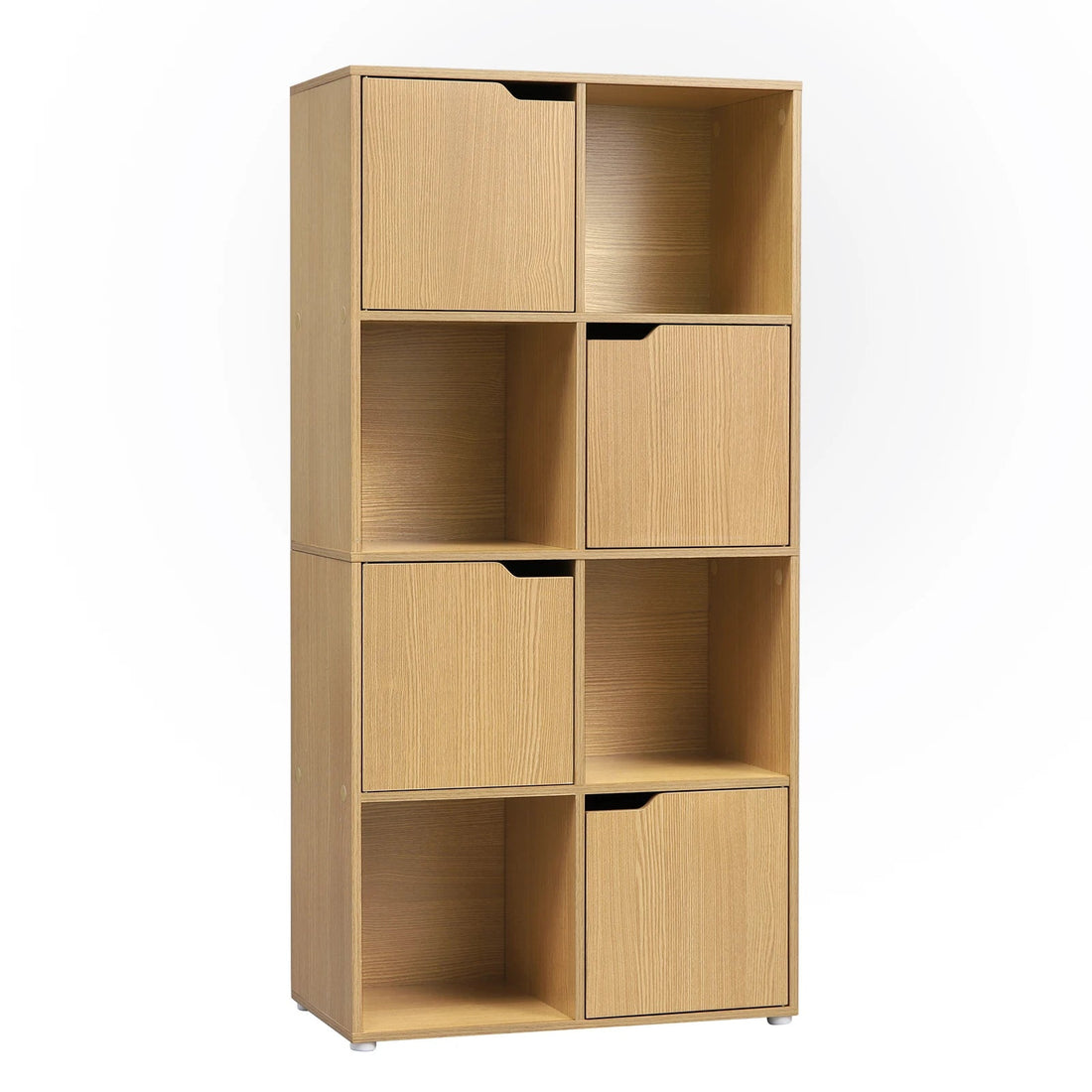 Étagère cube en bois à 8 compartiments - vente privée 14:366light oak;200007763:201336101