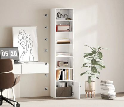 Étagère cube étroite simple 40X30X180 cm - vente privée 14:29;200007763:201336104