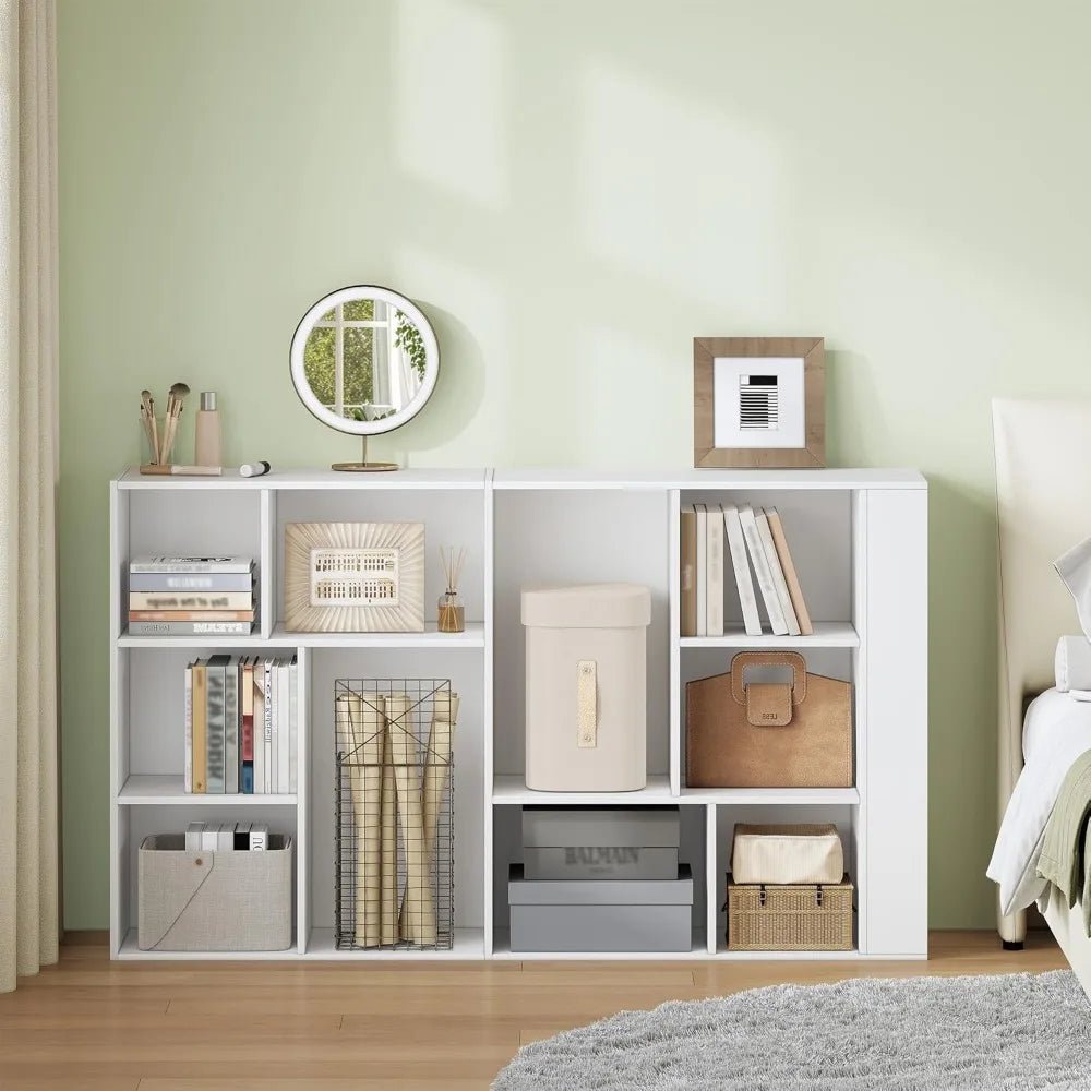 Étagère cube moderne blanche - vente privée 14:10B0F93N8L96;200007763:201336342