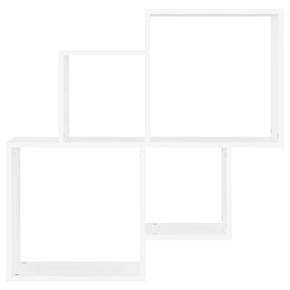 Étagère cube murale bois 80x15x78.5 cm - vente privée 14:200006155Brown;200007763:201336342