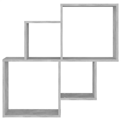 Étagère cube murale bois 80x15x78.5 cm - vente privée 14:200006155Brown;200007763:201336342