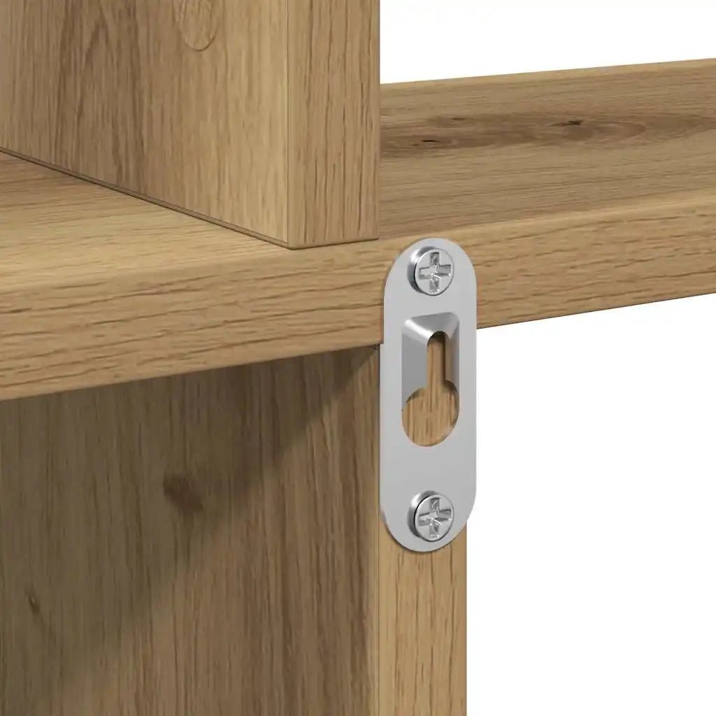 Étagère cube murale bois 80x15x78.5 cm - vente privée 14:200006155Brown;200007763:201336342