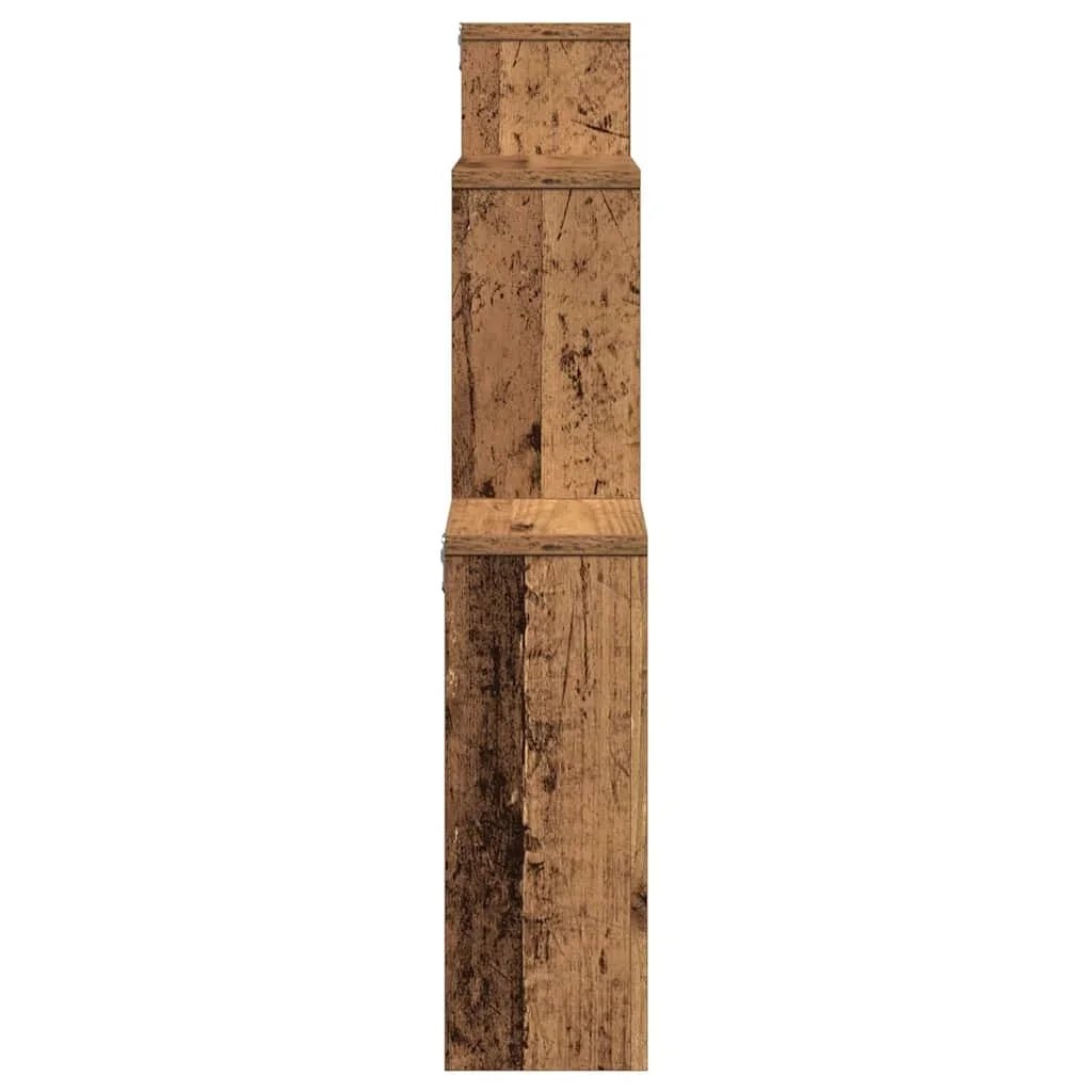 Étagère cube murale bois 80x15x78.5 cm - vente privée 14:200006155Brown;200007763:201336342