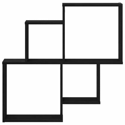 Étagère cube murale bois 80x15x78.5 cm - vente privée 14:200006155Brown;200007763:201336342