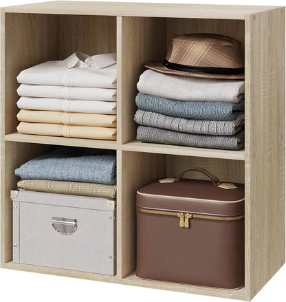 Étagère cube rangement en bois - vente privée 14:496Oak 29x59.6x59.8cm;200007763:201336101