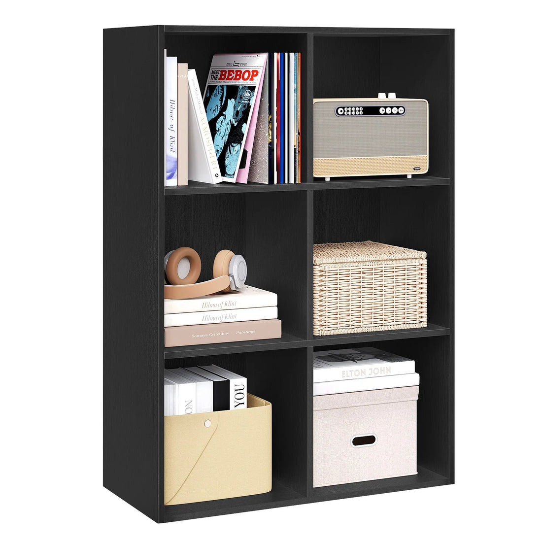 Étagère cube rangement en bois - vente privée 14:496Oak 29x59.6x59.8cm;200007763:201336101