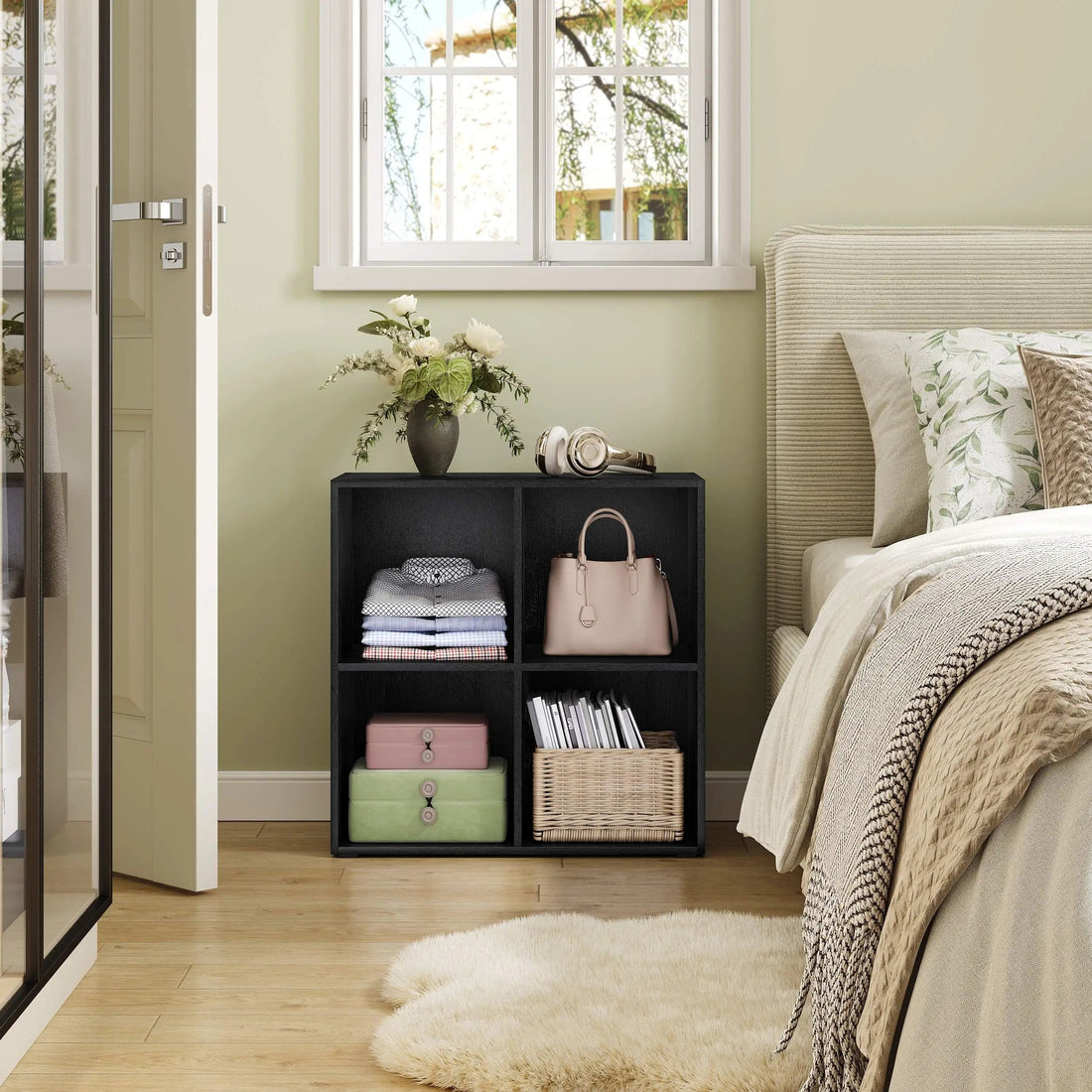 Étagère cube rangement en bois - vente privée 14:496Oak 29x59.6x59.8cm;200007763:201336101