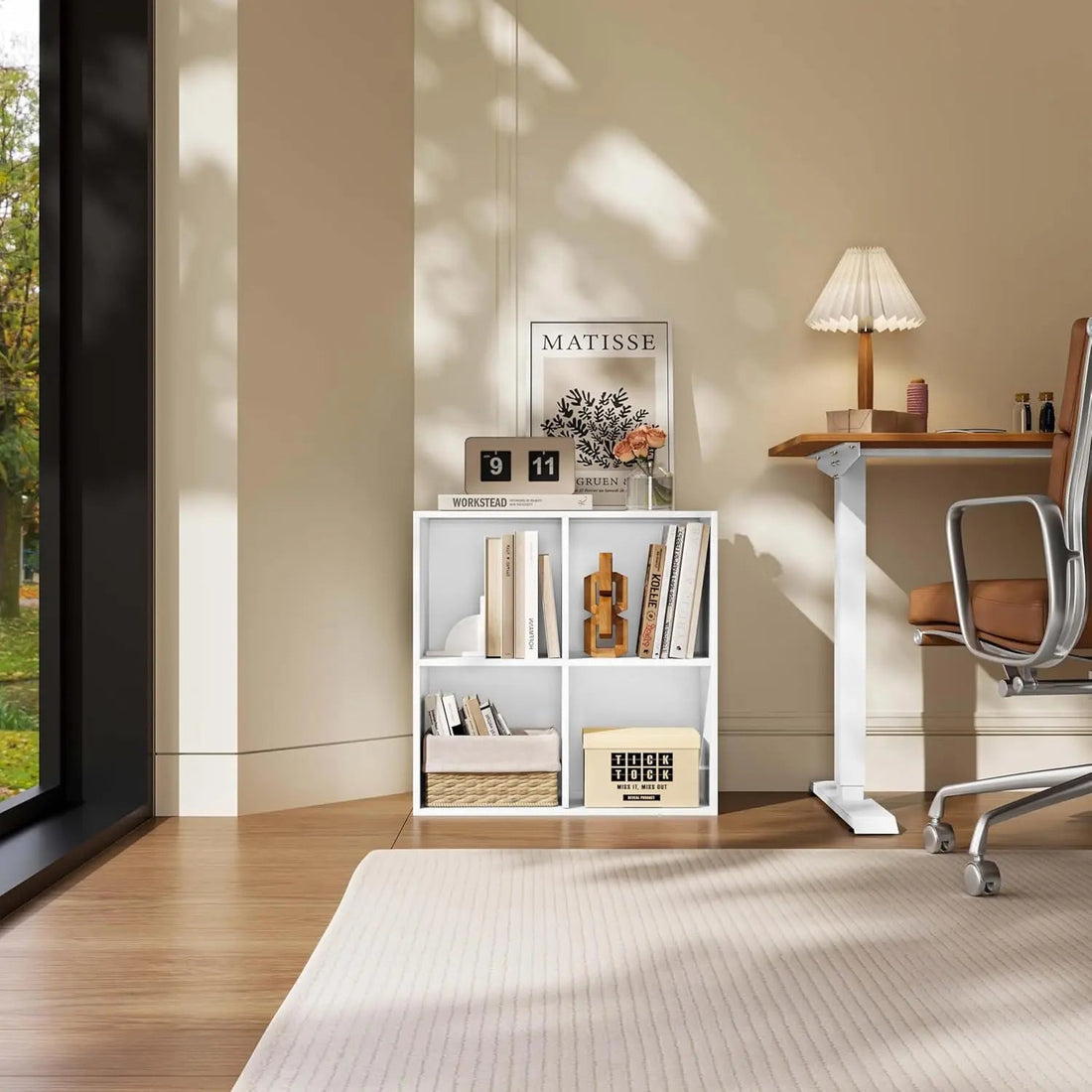 Étagère cube rangement en bois - vente privée 14:496Oak 29x59.6x59.8cm;200007763:201336101