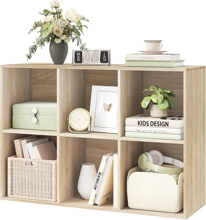 Étagère cube rangement en bois - vente privée 14:496Oak 29x59.6x59.8cm;200007763:201336101