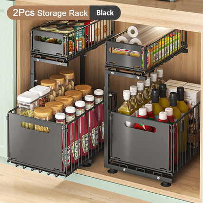 étagère cuisine avec tiroir - vente privée 14:2000061512PCS Rack