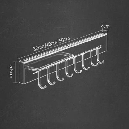 étagère cuisine inox - vente privée 14:20000615130cm with 4 hooks