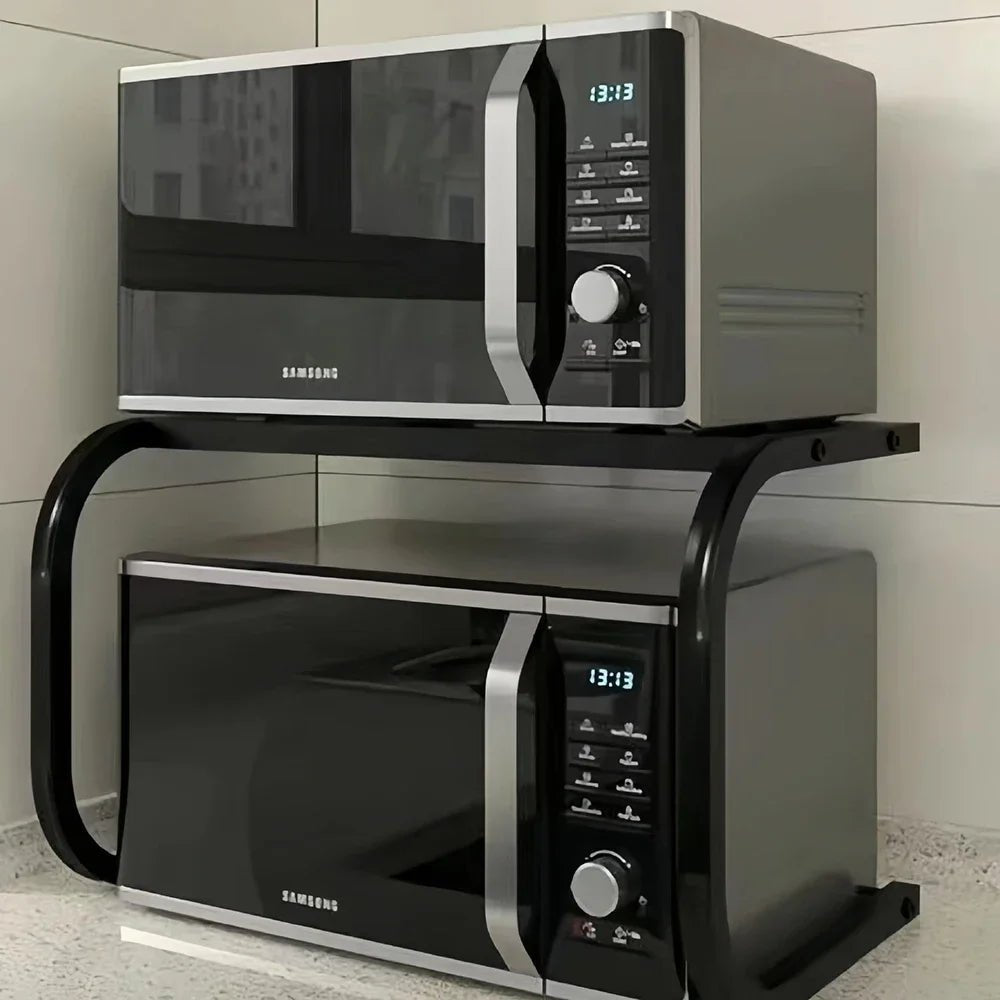étagère cuisine métal pour micro onde - vente privée 14:200006151Black;200007763:201336104