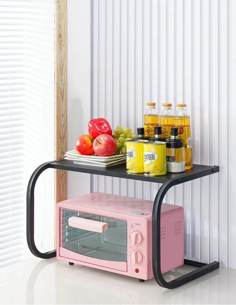 étagère cuisine métal pour micro onde - vente privée 14:200006151Black;200007763:201336104