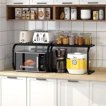 étagère cuisine métal pour micro onde - vente privée 14:200006151Black;200007763:201336104