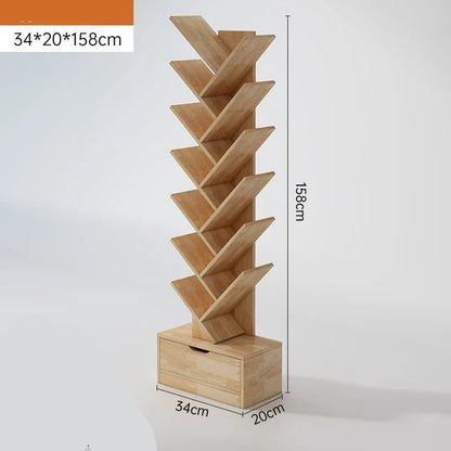 Étagère d'angle bois de luxe - vente privée 14:200003699Log 34x20x158cm