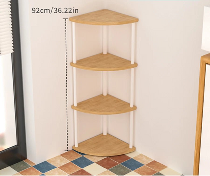 Étagère d'angle design simple à plusieurs étages - vente privée 14:100018786Beige-4 layer;200007763:201336100