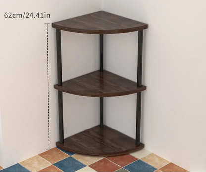 Étagère d'angle design simple à plusieurs étages - vente privée 14:10black-3 layer;200007763:201336100