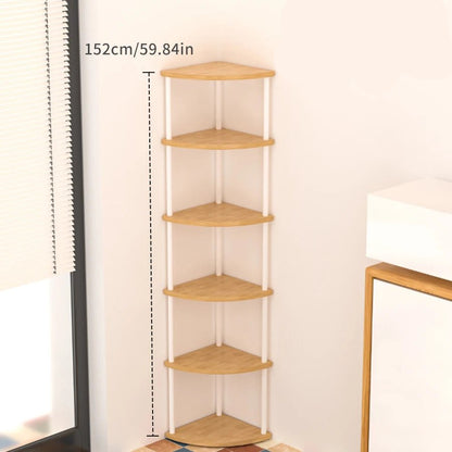 Étagère d'angle design simple à plusieurs étages - vente privée 14:200844062Beige-6 layer;200007763:201336100