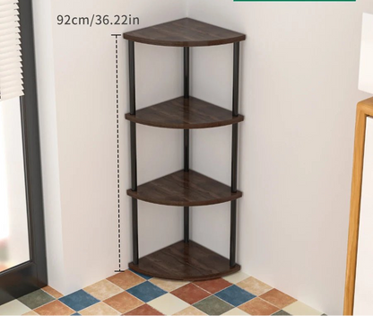 Étagère d'angle design simple à plusieurs étages - vente privée 14:29black-4 layer;200007763:201336100