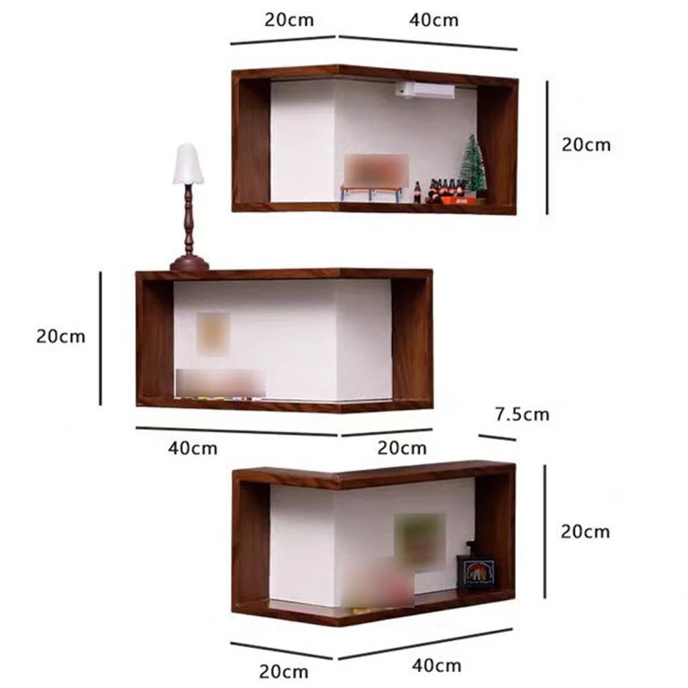 Étagère d'angle murale design originale - vente privée 14:2015041253PCS
