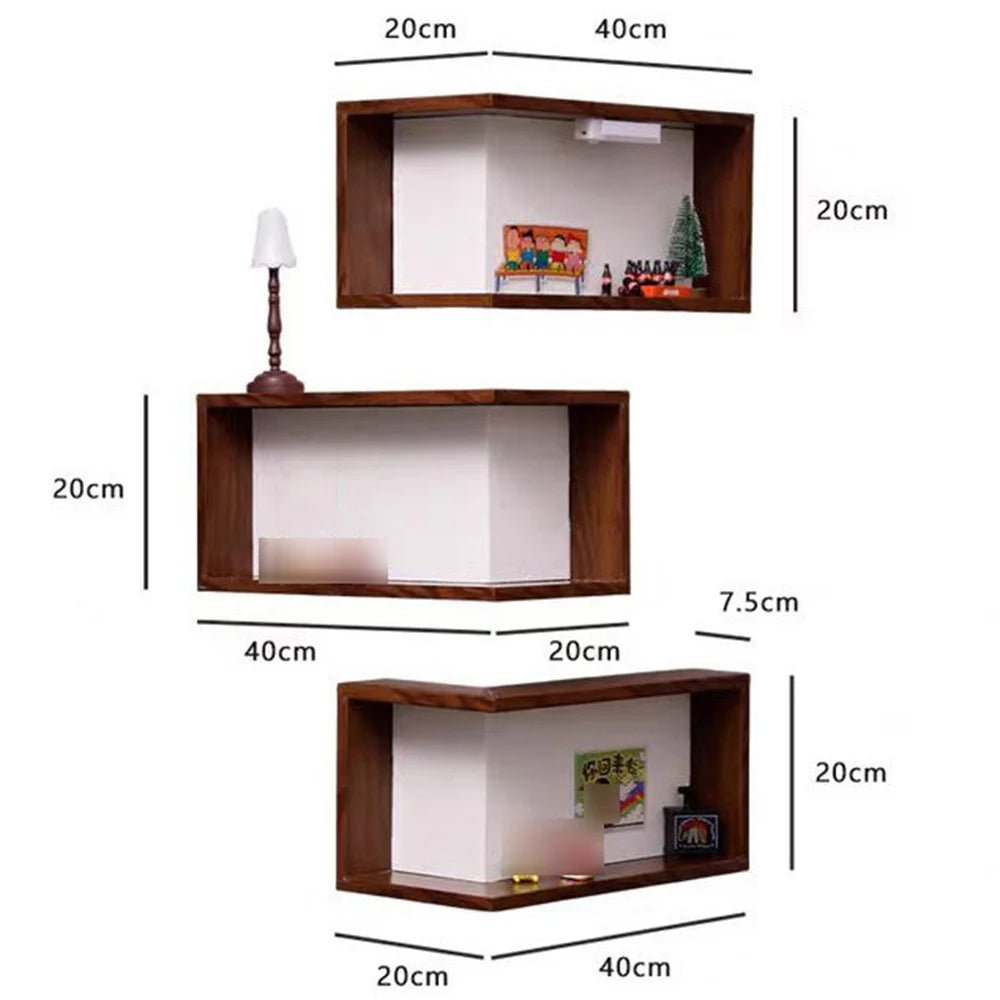 Étagère d'angle murale design originale - vente privée 14:2015041253PCS