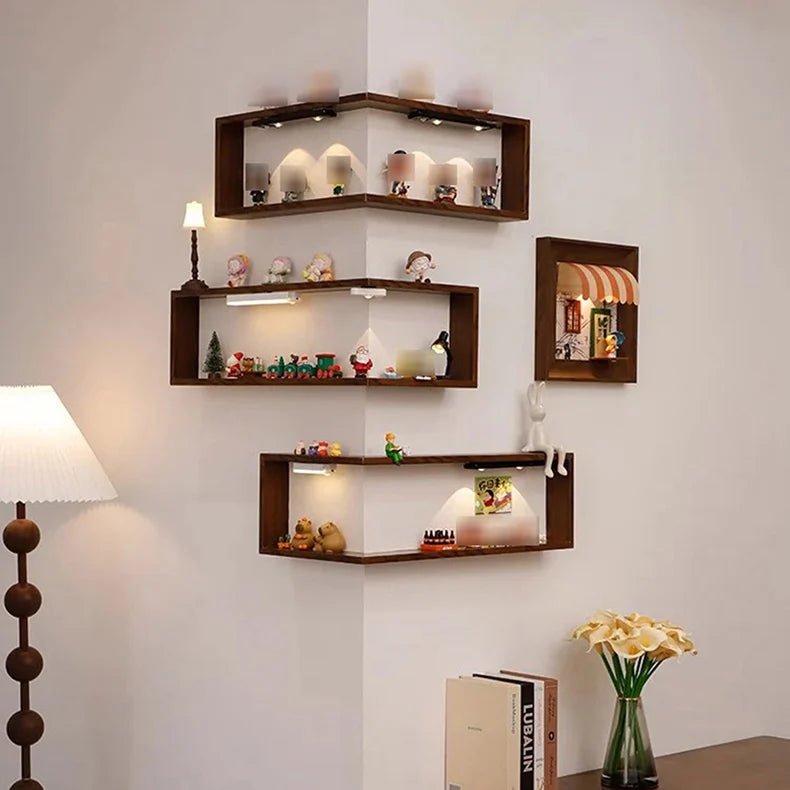 Étagère d'angle murale design originale - vente privée 14:2015041253PCS