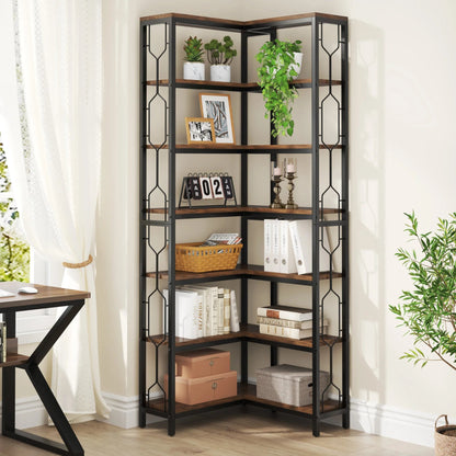 Étagère d'angle salle de bain ou salon - vente privée 14:200000195Rustic Brown;200007763:201336101