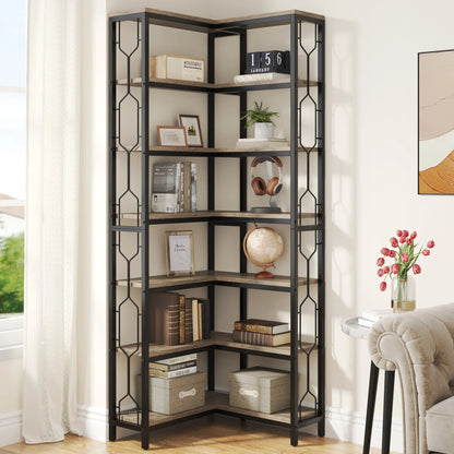 Étagère d'angle salle de bain ou salon - vente privée 14:29Grey;200007763:201336101