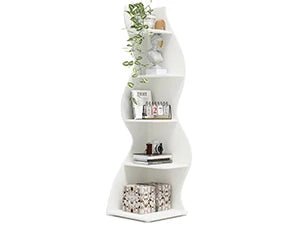 Étagère d'angle sur pieds blanche - vente privée 14:193White;200007763:201336101
