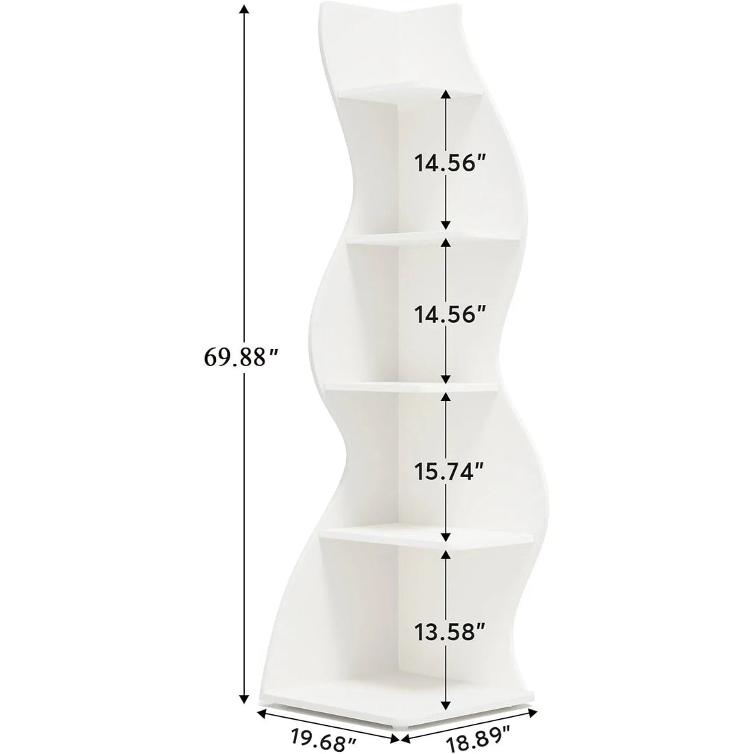 Étagère d'angle sur pieds blanche - vente privée 14:193White;200007763:201336101