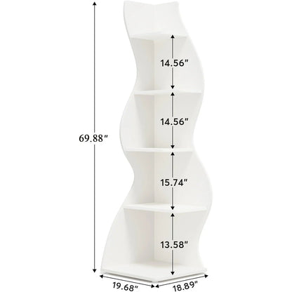 Étagère d'angle sur pieds blanche - vente privée 14:193White;200007763:201336101