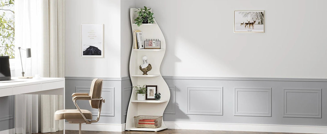 Étagère d'angle sur pieds blanche - vente privée 14:193White;200007763:201336101