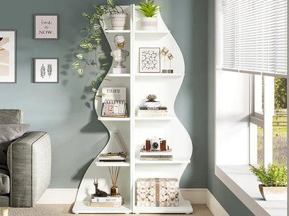 Étagère d'angle sur pieds blanche - vente privée 14:193White;200007763:201336101