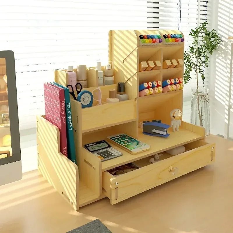 étagère de bureau à poser - vente privée 14:200006156B17-9 cherry wood