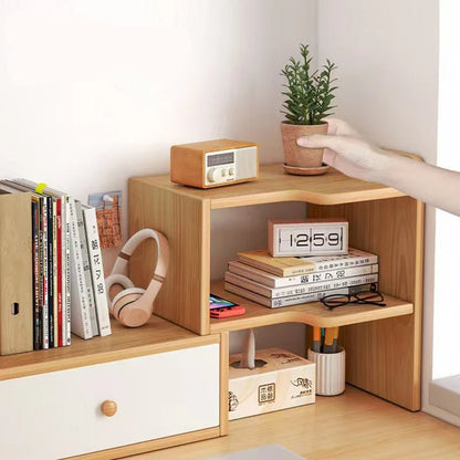 étagère de bureau bois multi compartiments - vente privée 14:19302